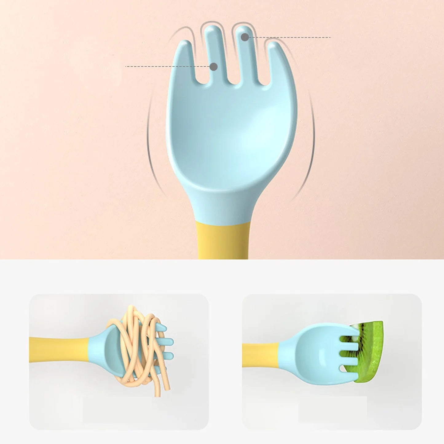 Silicone Spoon for Baby Utensils Set