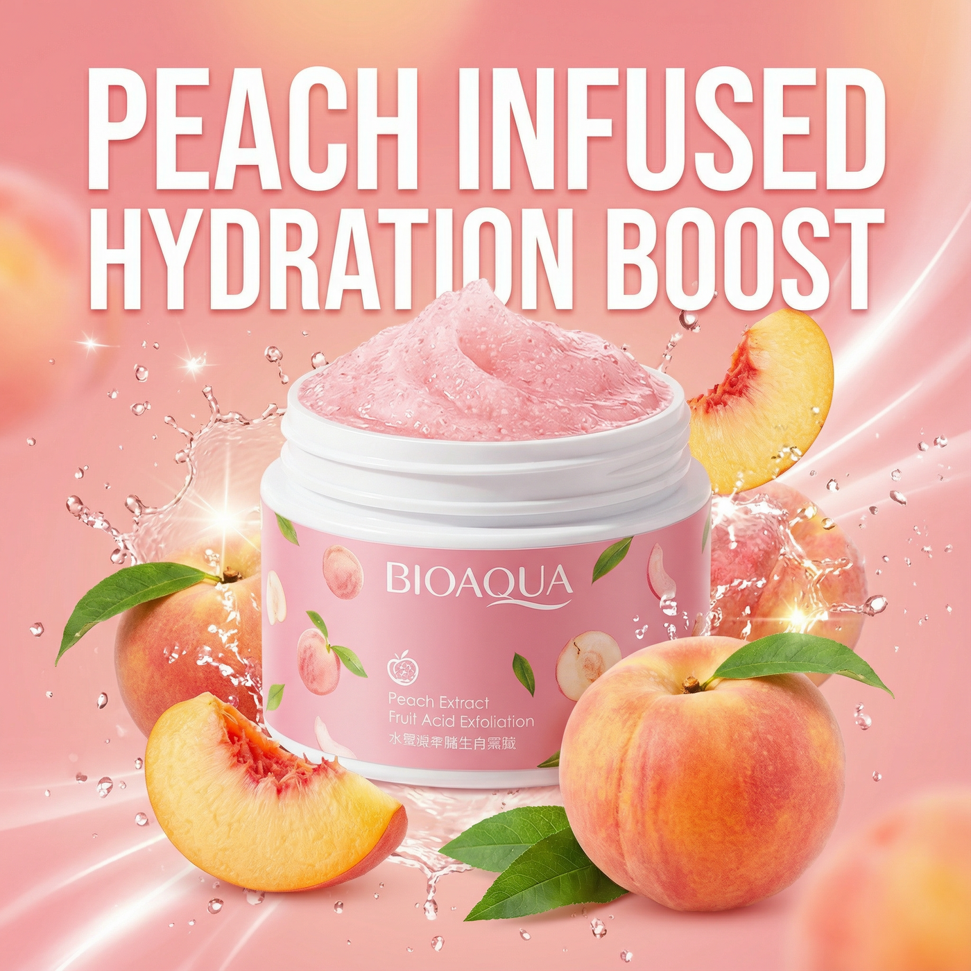 BIOAQUA Peach Glow Fruit Acid Exfoliating Gel