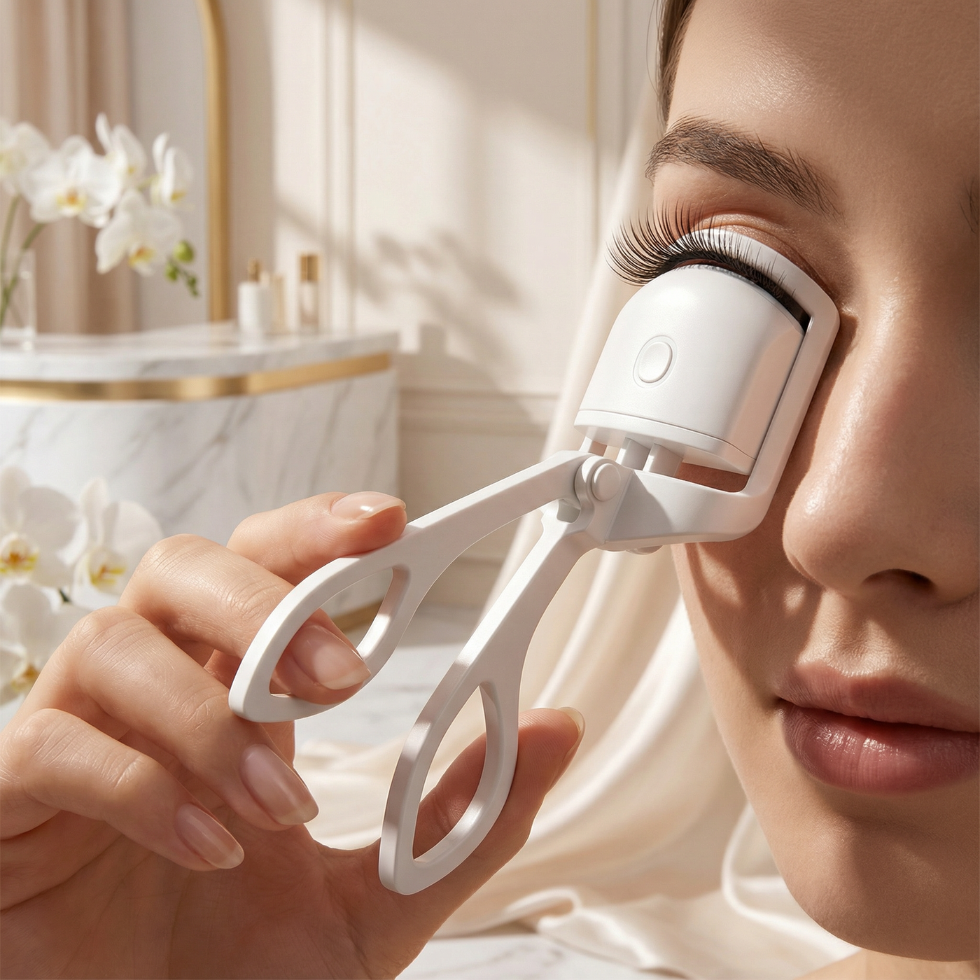 Electric eye lash curler