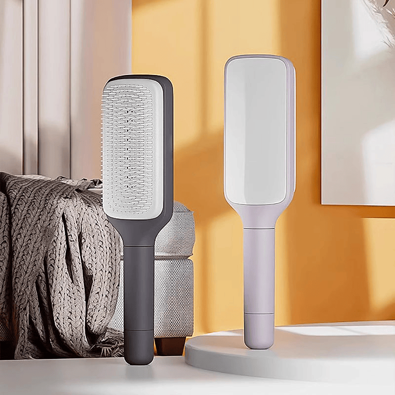 SELF CLEANING HAIR COMB (IMPORTED)